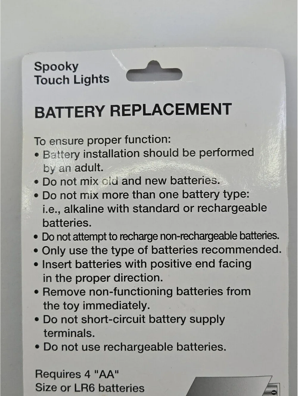 New NIP Vintage Kmart Halloween Spooky Ghost Touch Lights NOS